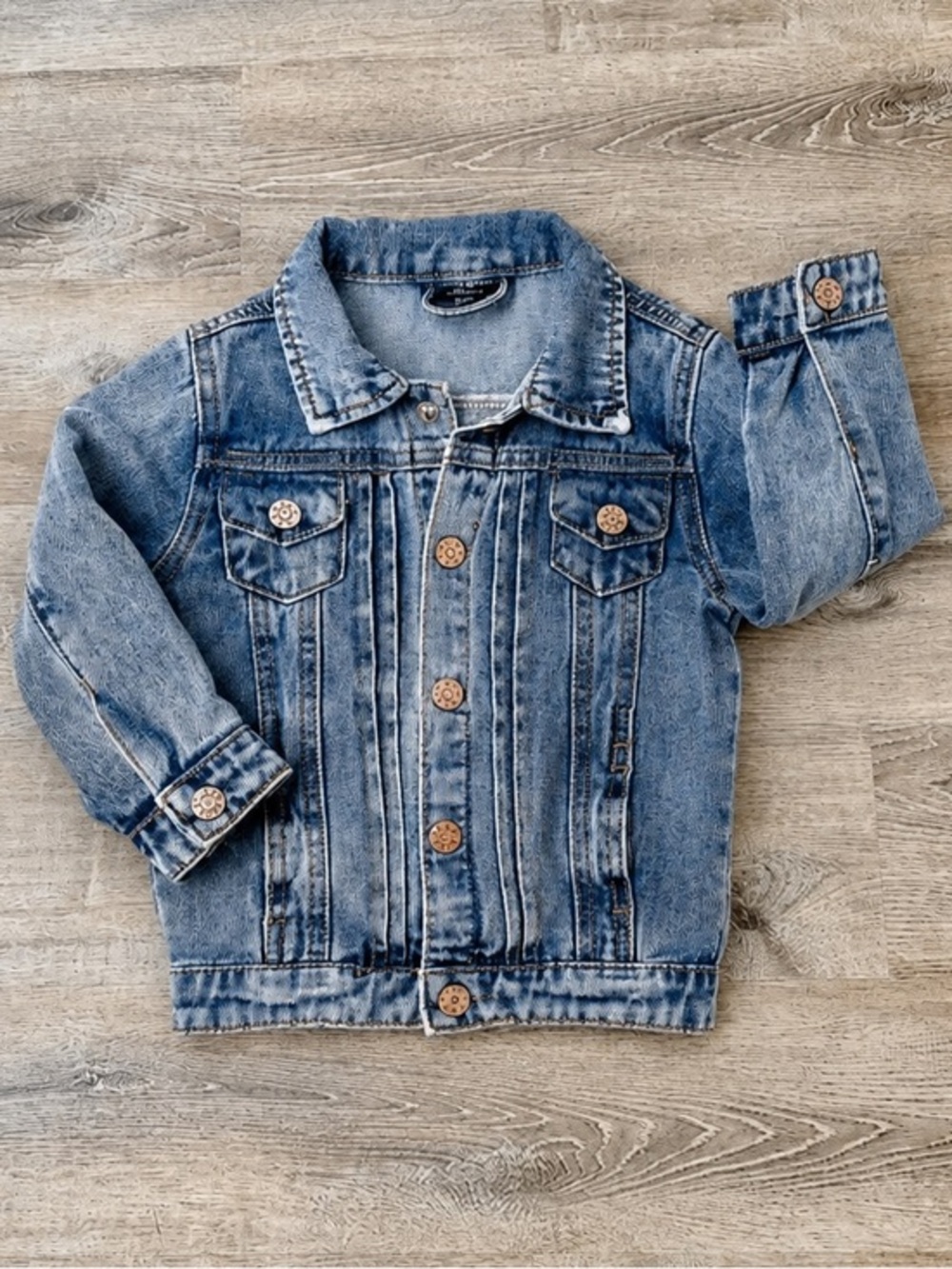 Little Bipsy Baby Denim Jacket Blue Jean Coat NWT Toddler Infant 6/12 month